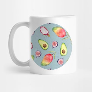 Summer Fruit | Watercolor | Pattern Mug